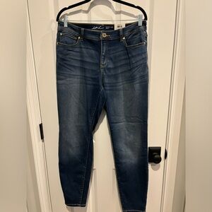 INC International Concepts Skinny Leg Curvy Fit Mid Rise Size 14 NWT